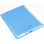 Wholesale iPad 2 3 4 Smart Cover Compatible Companion TPU GEL Case (Blue)